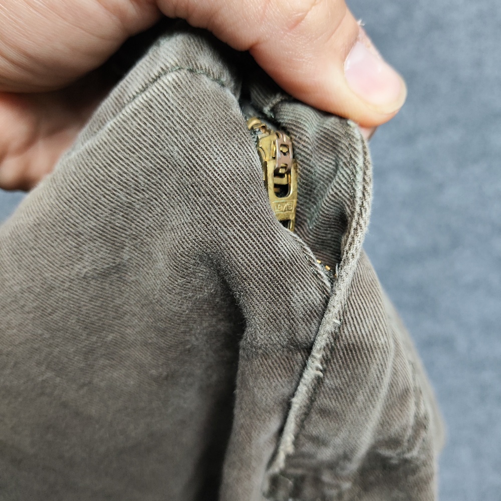 Levis Shorts Boys 10 Brown Cargo Twill Pockets Zip Fly Knee Length Summer - Picture 10 of 11